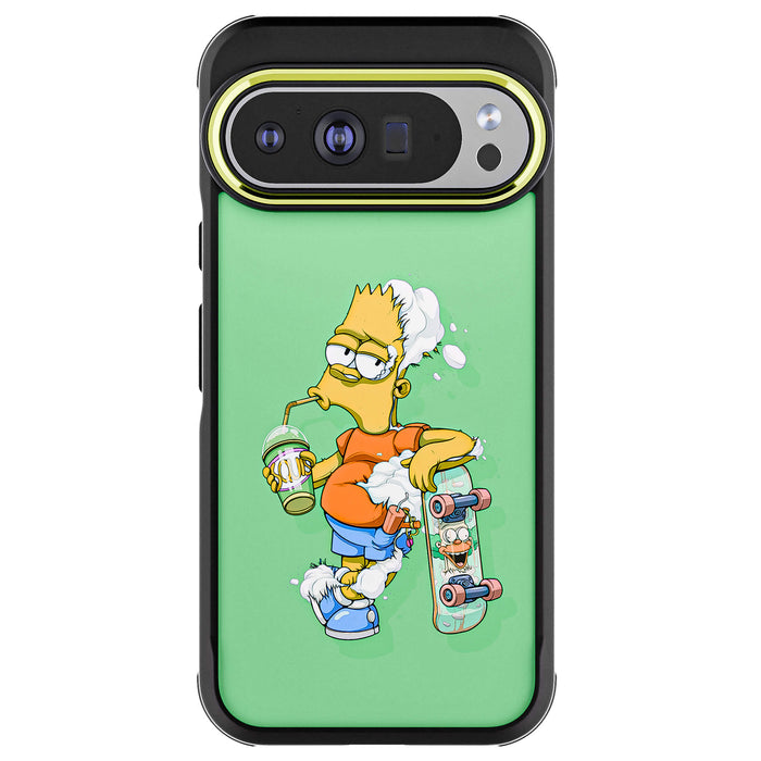 Pixel 10 Pro XL DECONSTRUCTED BART by Dhani Barragán Artist Artwork Protective Phone Case Limited Edition Collab Cover