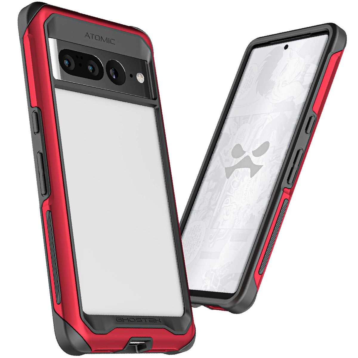 Google Pixel 7 and Pixel 7 Pro Clear Metal Cases GHOSTEK