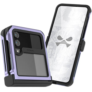 
                                Galaxy Flip 4 Protective Clear Aluminum Cases — ATOMIC slim