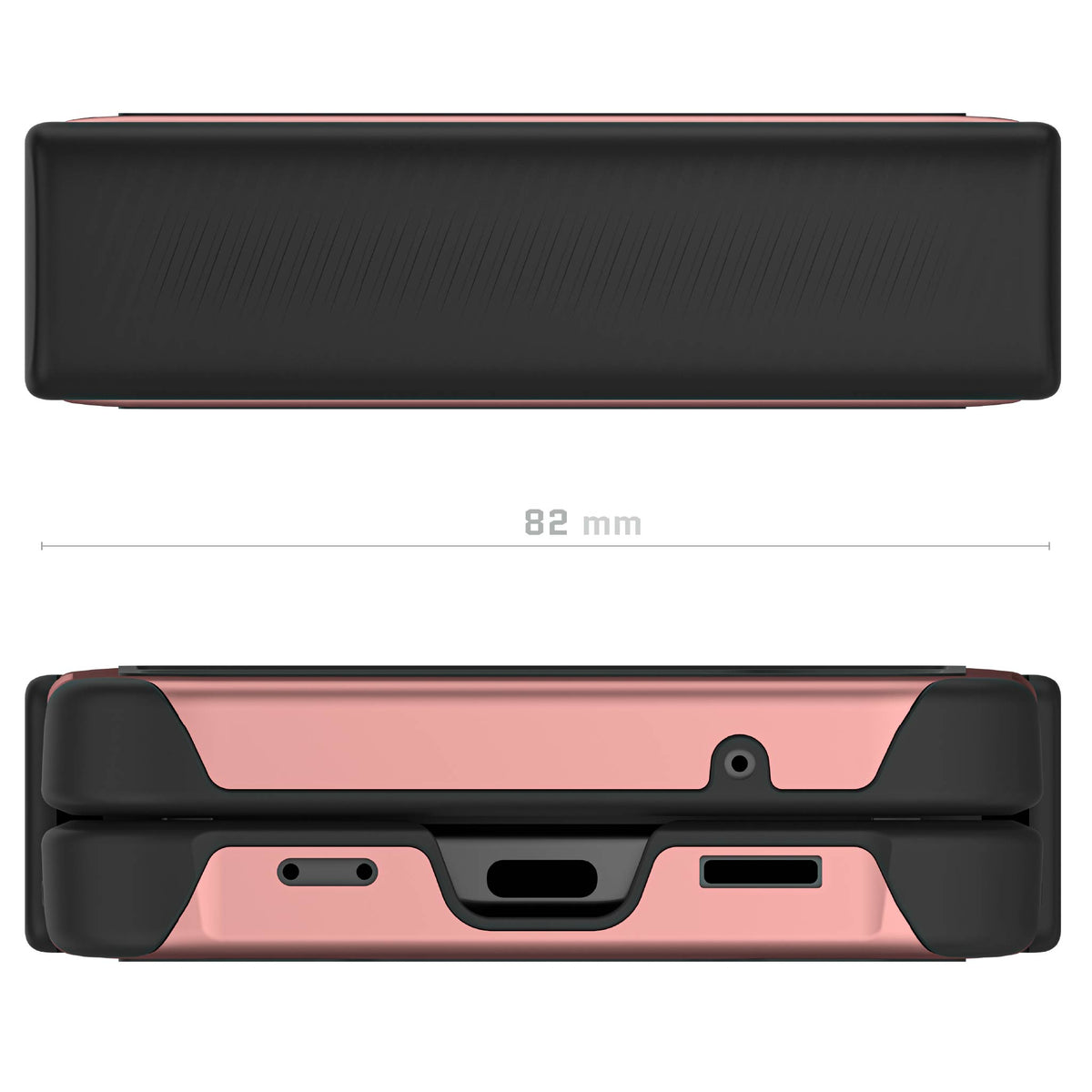 Z Flip 4 Case Pink Metal