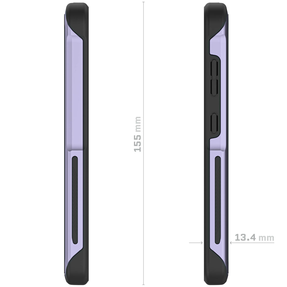 Galaxy S23 Protective Case Purple Bumper 