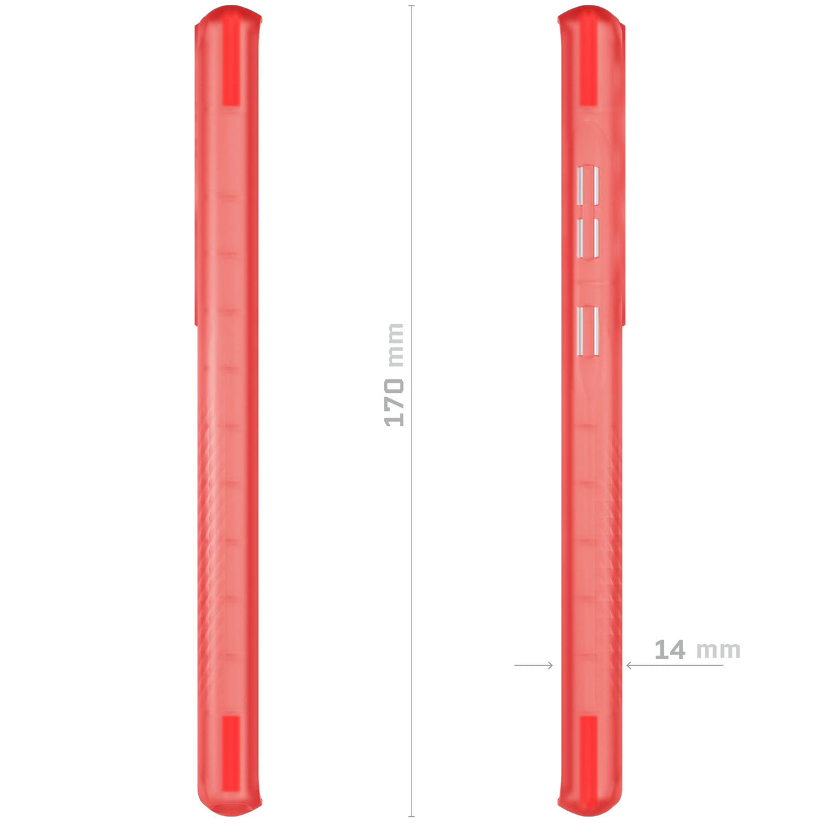 Galaxy S23 Ultra Pink Case Clear