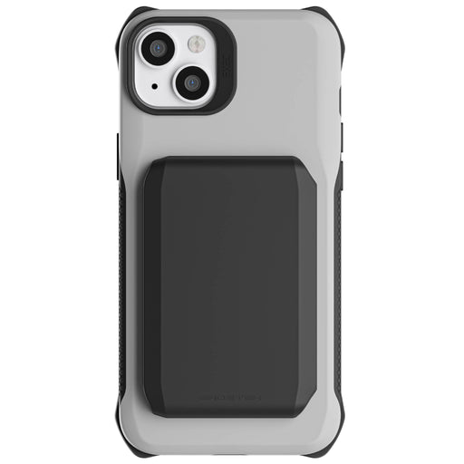 iPhone 14 Plus Case Wallet MagSafe Gray