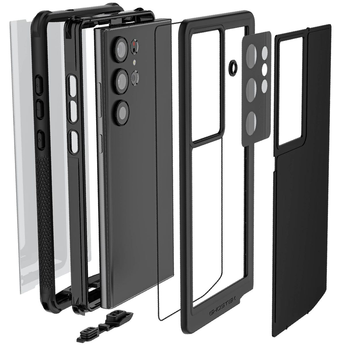 S23 Ultra Waterproof Case with Holster Belt Clip